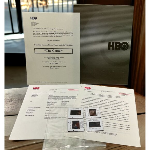 HBO Press Kit The Corner Mini Series 2000 Khandi Alexander T.K. Carter Slides - Picture 1 of 6